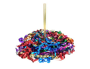 Metallic Streamers - Farbmischung - 10 m Packung