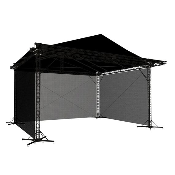 Schwarzes Gehäuse MILOS 12x10x7 m